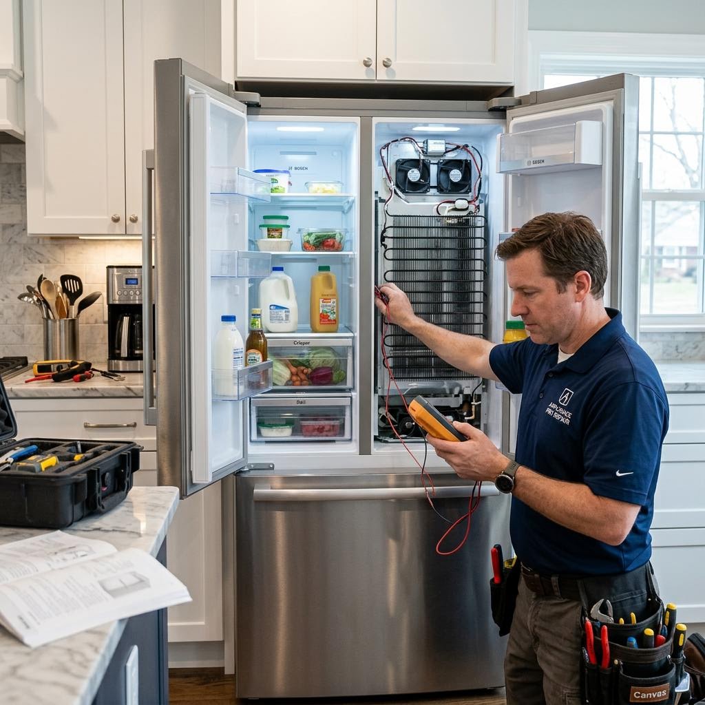 Refrigerator repair technician in Visalia, CA